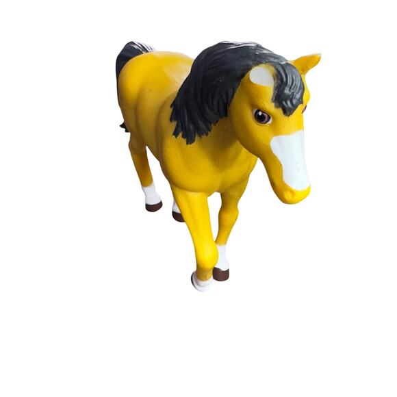 Lakeshore Horse Figure Clydesdale 5" Yellow Pony Toy - Picture 2 of 6
